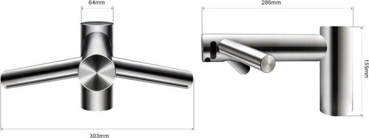 Produktbild Dyson Airblade Wash+Dry WD04 - Kurze Armatur