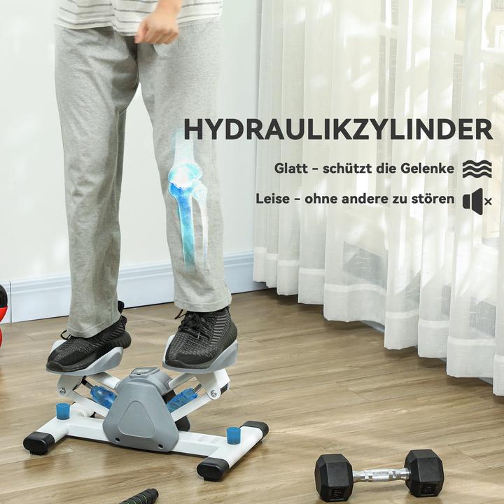 Produktbild SportNow Mini Stepper Stahl, Kunststoff Grau