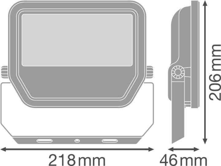 Actual product image Ledvance LED Floodlight FL PFM 50 W 4000 K SYM 100 WT Neutral (6000 lm, IP65)