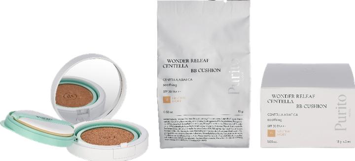 Produktbild Purito SEOUL - Wonder Releaf Centella BB Cushion - Neutral Ivory (Neutral Ivory, 15 ml)