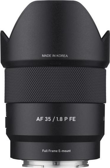 Actual product image Samyang AF 35mm F1.8 P FE (full size)