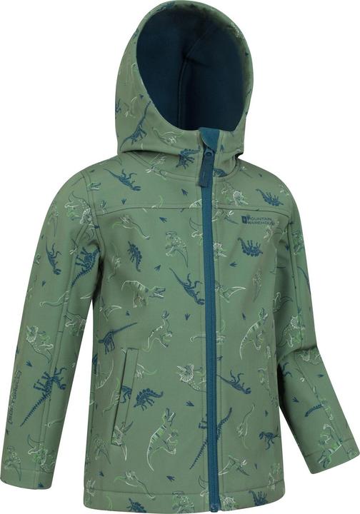 Immagine prodotto Mountain Warehouse Exodus II Giacca Soft Shell Dinosauri Bambini (140)