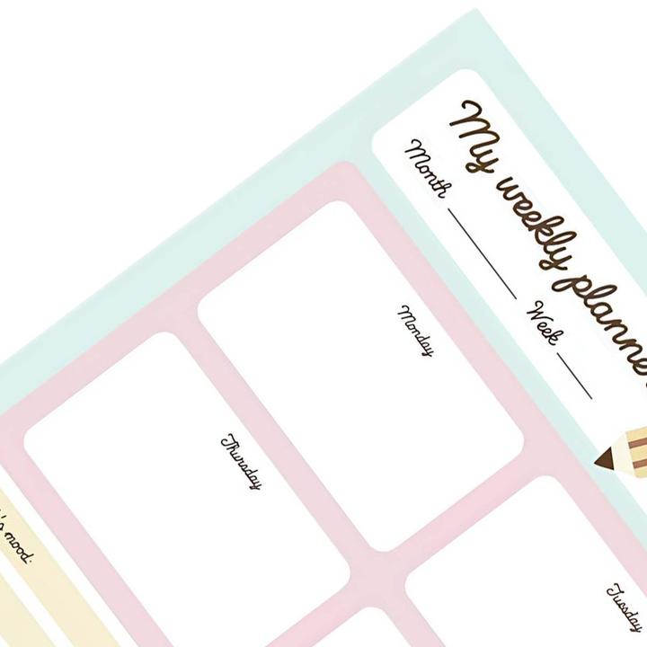 Actual product image Pusheen Foodie Collection Weekly Planner 54 pages A4 (A4)