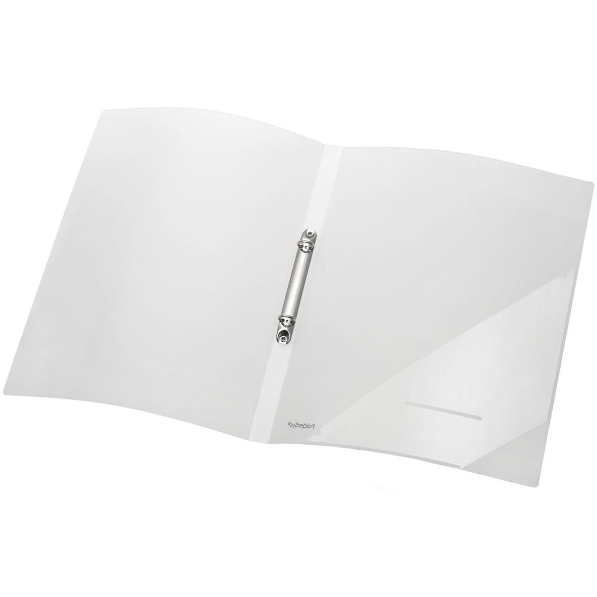Foldersys, Ordner, Ringbuch A4 PP 16mm 2 Ringe transparent (A4, 20 mm, 1 x)