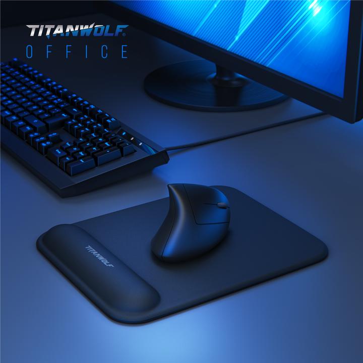 Immagine prodotto Titanwolf Mouse verticale da ufficio senza fili (Senza fili)