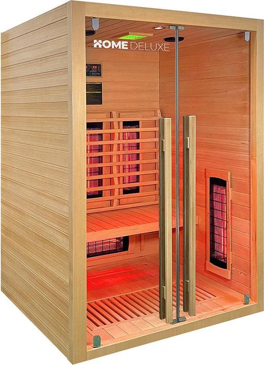 Produktbild Home Deluxe Infrarotkabine VERA M - 135x105 cm für 2 Personen - Infarotkabine mit 2350 Watt