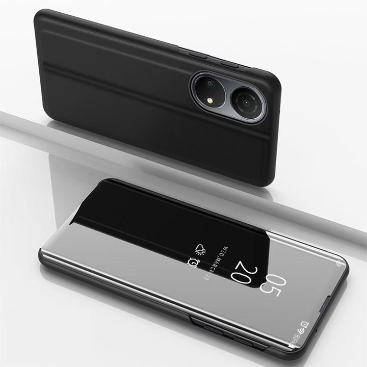 Produktbild Hurtel Clear View Case Hülle für Honor X7 / Honor Play 30 Plus Flip Cover schwarz (Honor X7)