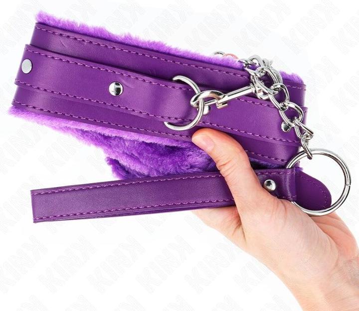 Produktbild Kink HALSBAND MIT LEINE 65 CM MIT EINSCHRÃ„NKUNGEN LILA 36-42 CM X 5,5 CM