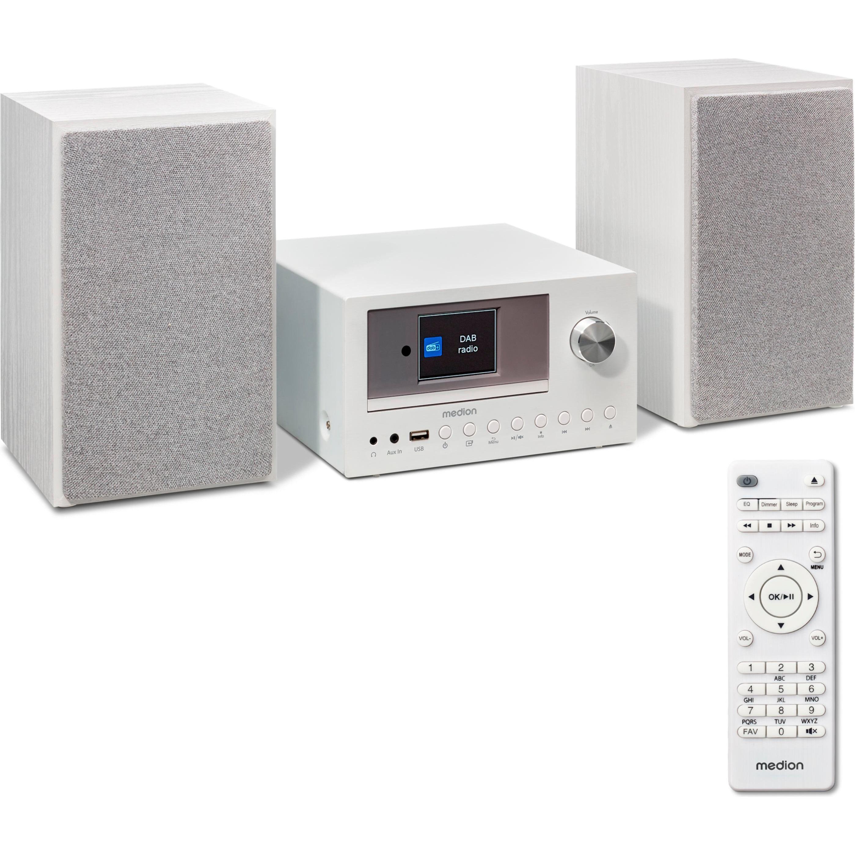 Medion DAB+ LIFE P85003 (WLAN, Bluetooth, CD Player, 2x 30 W