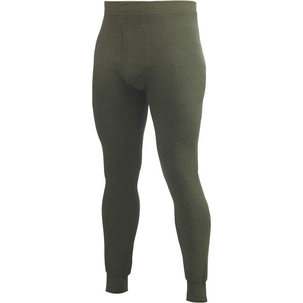 Woolpower, Herren, Funktionsunterhose, 400 Long Johns with fly (3XL), Grün, 3XL