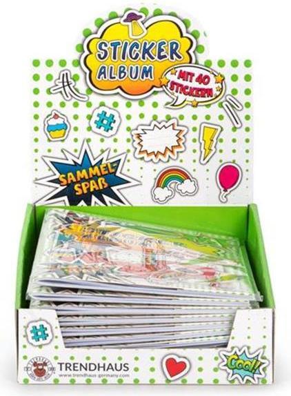 Image du produit Trendhaus Album de collection d'autocollants, 40 autocollants inclus