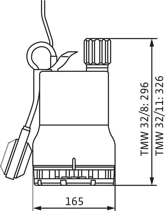 Produktbild Wilo Submersible drainage sump pump DRAIN TMW 32/8 (Schmutzwasserpumpe)