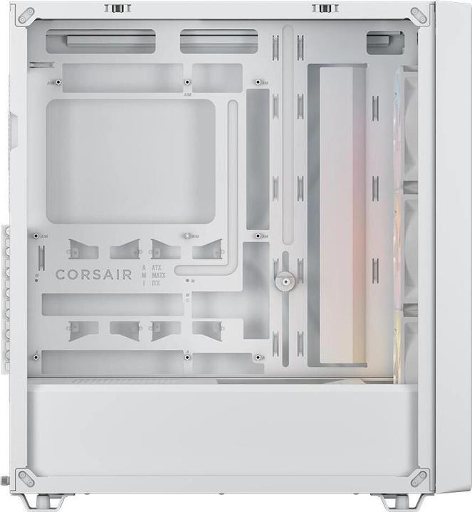 Actual product image Corsair 3200D RS ARGB Mid-Tower Performance Case, White (ATX, mATX, Mini-ITX)