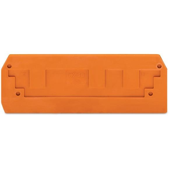 25x Wago Abschlussplatte, Elektronikzubehör + Gehäuse, Orange