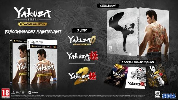 Actual product image Sega Yakuza Series 20th Anniversary Edition (PS5, FR)