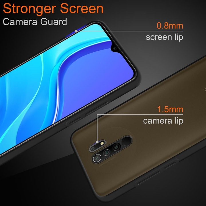 Produktbild Cadorabo Hybrid Matt Cover (Xiaomi Redmi 9)