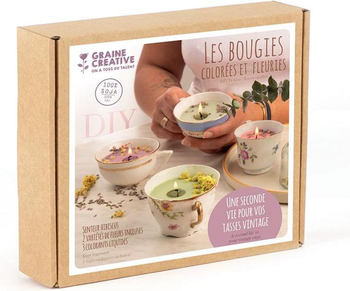 Produktbild Creative DIY Set Vintage Blumenkerzen