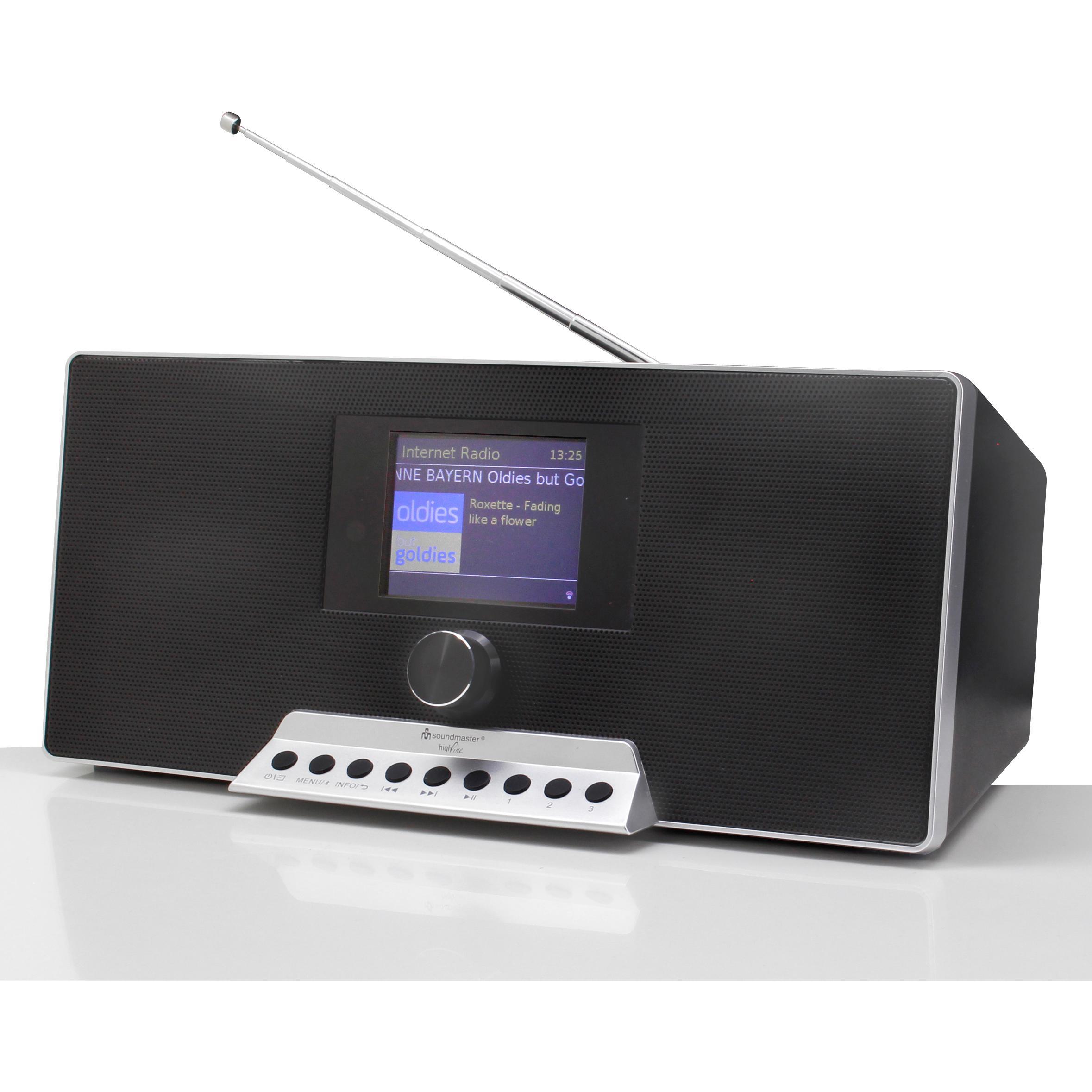 Soundmaster IR3500SW (DAB, FM, Bluetooth, WiFi), Radio, Nero