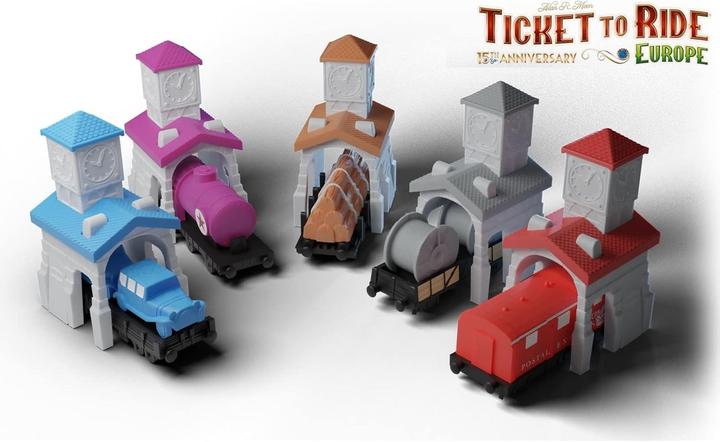 Produktbild Rebel Gra Wsiąść do Pociągu: Europa 15 rocznica (Deutsch)