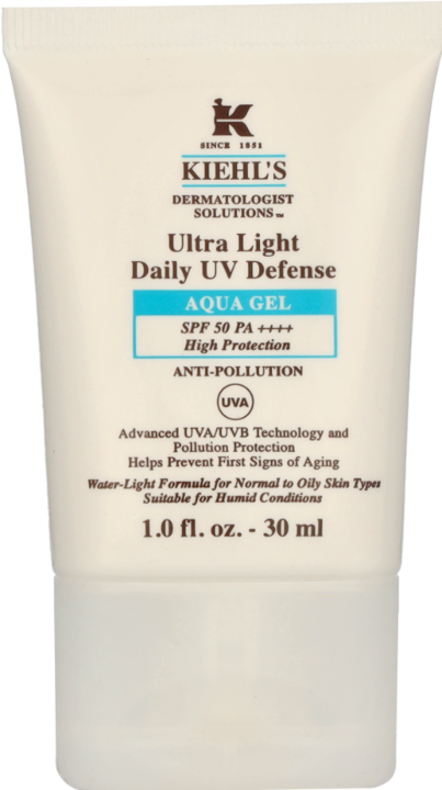 Kiehl's Ultra Light UV Defense Aqua Gel Gel (Sonnencreme Gesicht, SPF 25, 30 ml, 50 g)