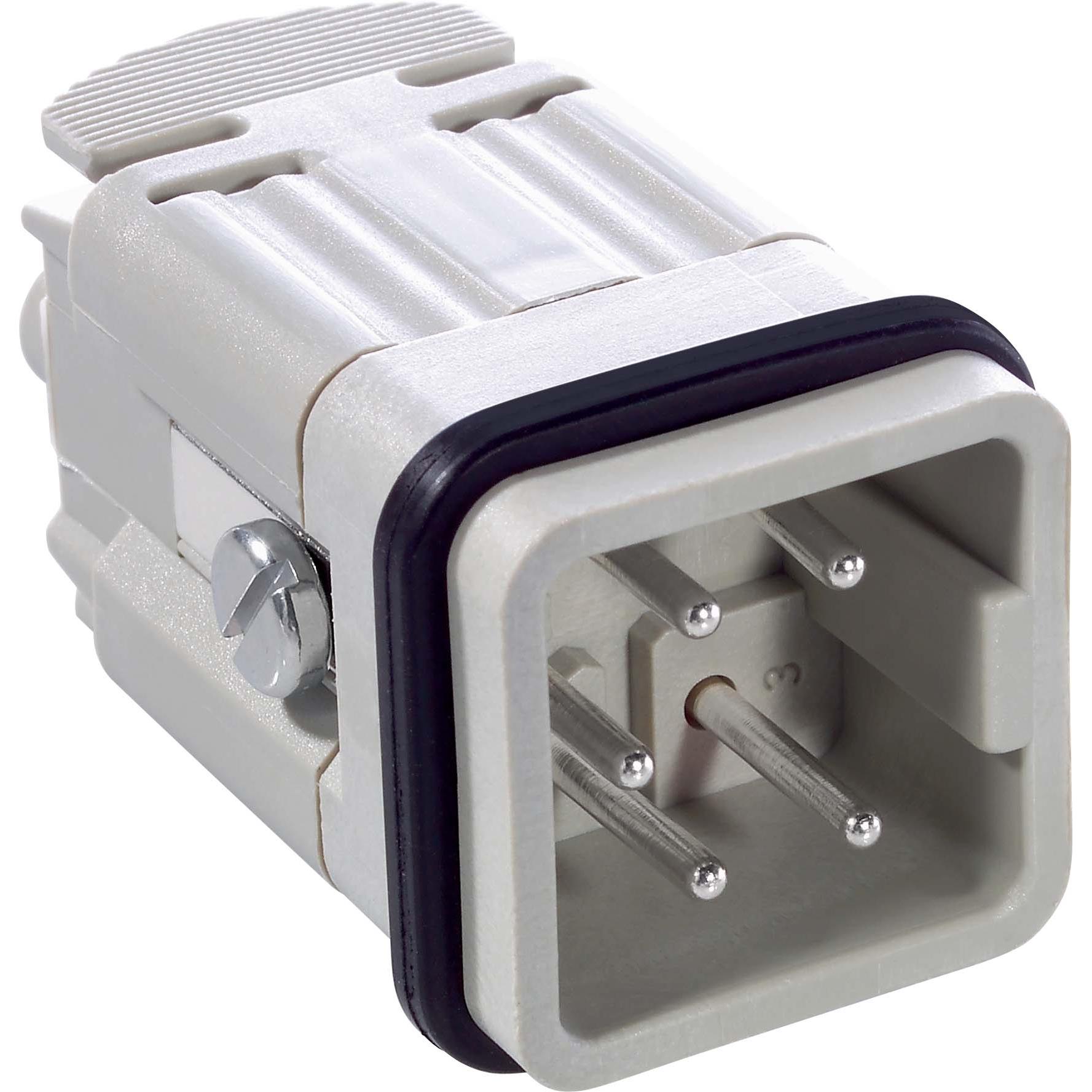Lapp Kabel Steckverbinder-Set EPICKIT H-A 4 75009615 4 + PE Schrauben 1 Set, Elektronikkabel + Stecker, Grau