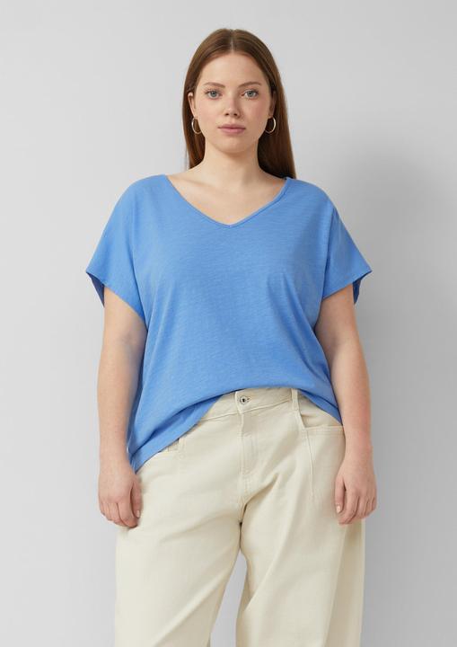 Produktbild s.Oliver Baumwollshirt mit Spitzeneinsatz (52)