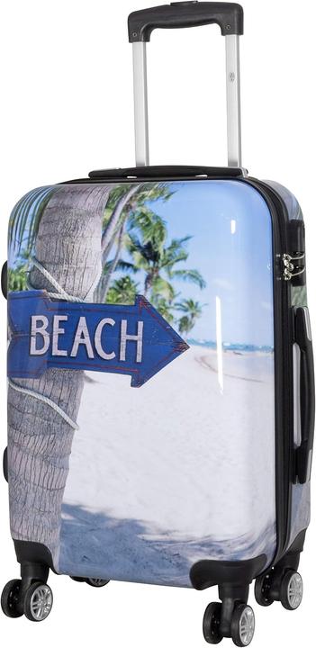 Actual product image Trendyshop365 Hartschalen-Handgepäck mit Strandmotiv (36 l)