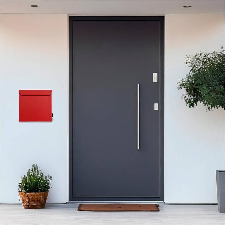 Image du produit SafePost 800 Boîte aux lettres design rouge RAL3002 mat
