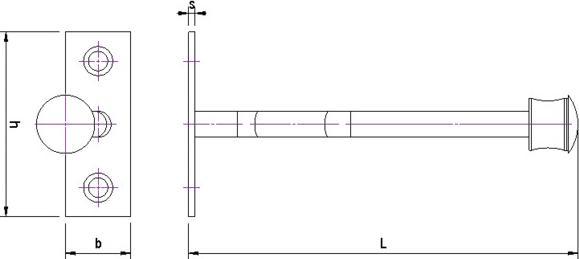 Produktbild Charmag Wandtür- und Fensterpuffer (1 Stück, 12 x 6 x 2 cm)