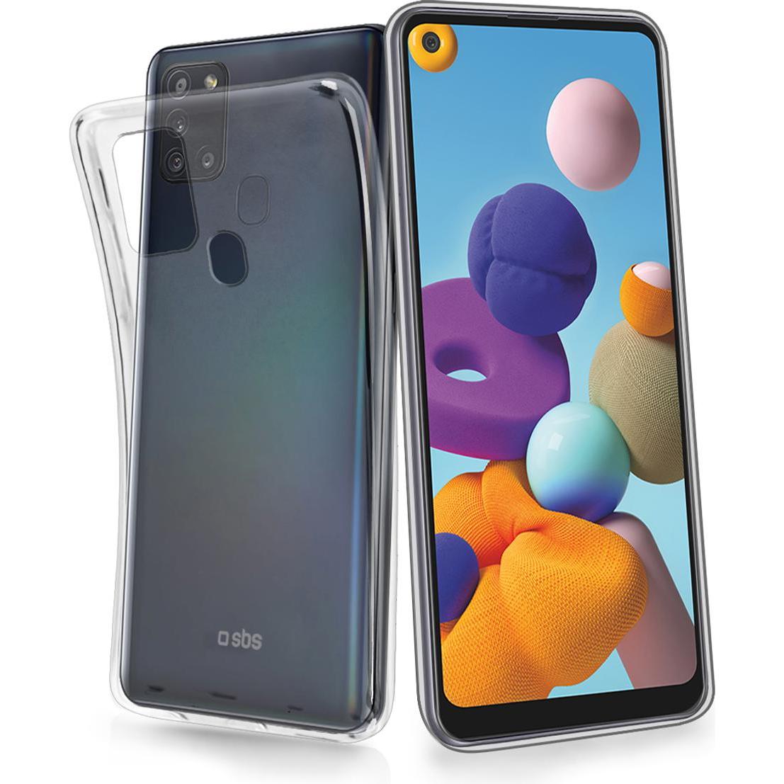 SBS Skinny Cover Samsung Galaxy A21s, transparent (Samsung Galaxy A21s), Smartphone Hülle, Transparent