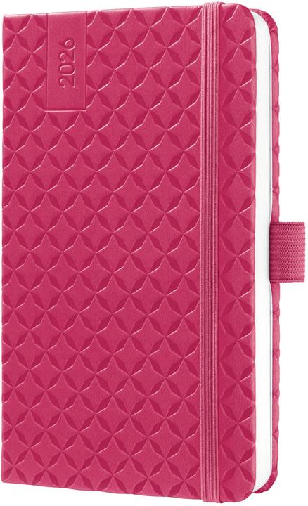 Jolie Agenda Flair 2026 J6104 1W/2S fuchsia pink ML A6 (A6, 1 semaine / 2 pages)