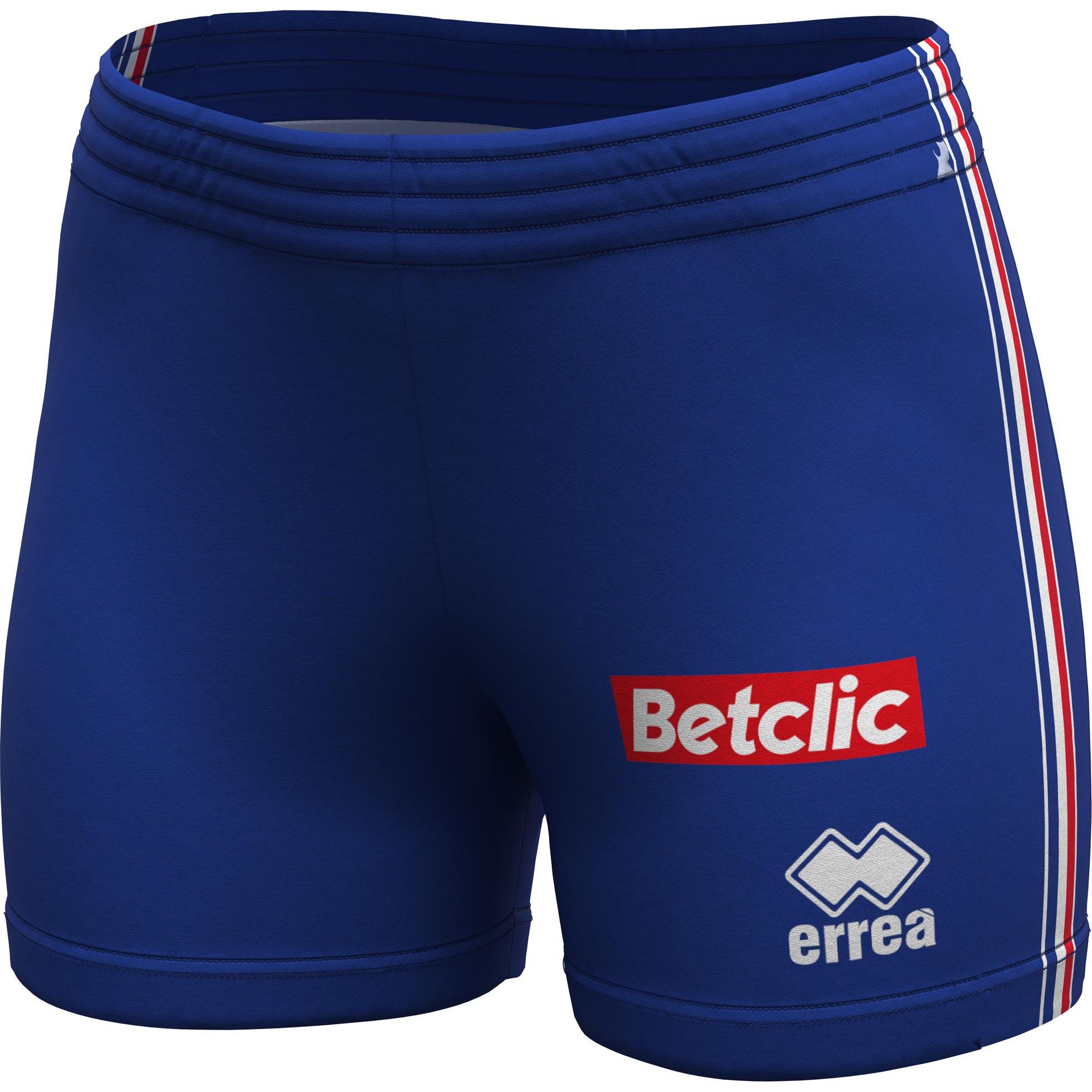 Errea, Damen, Sporthose, daenshorts frankreich beltclic (M), Blau, M