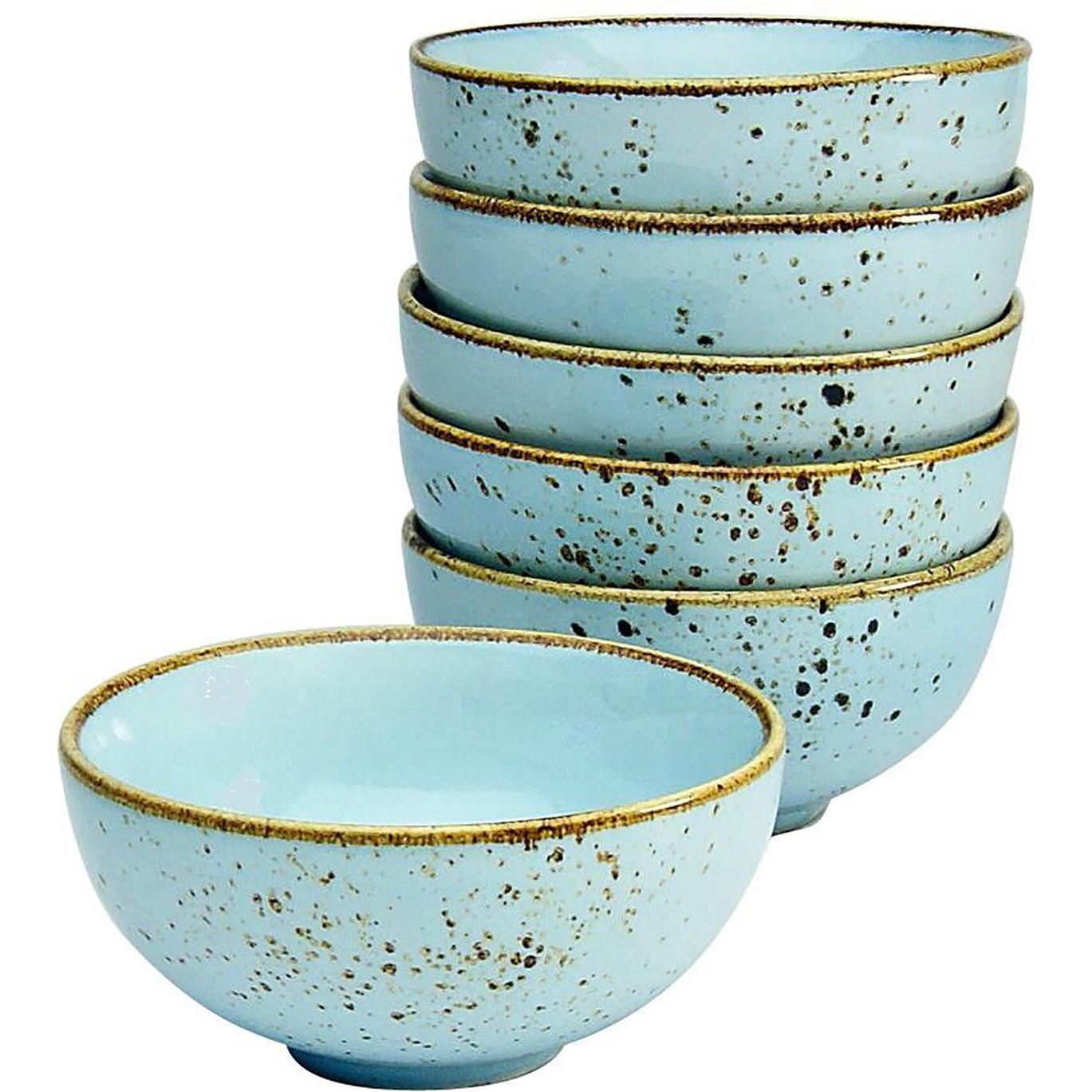 CreaTable Nature Collection, Schüssel + Schale, Blau