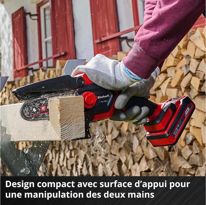 Actual product image Einhell 4600040 GE-PS 18/15 Li BL-Solo Power X-Change 18V Li-Ion cordless chainsaw (Battery chain saw)