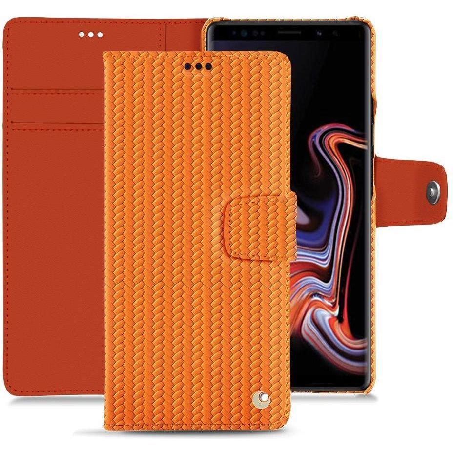 Thumbnail - Noreve Lederschutzhülle Wallet (Samsung Galaxy Note 9), Smartphone Hülle, Orange