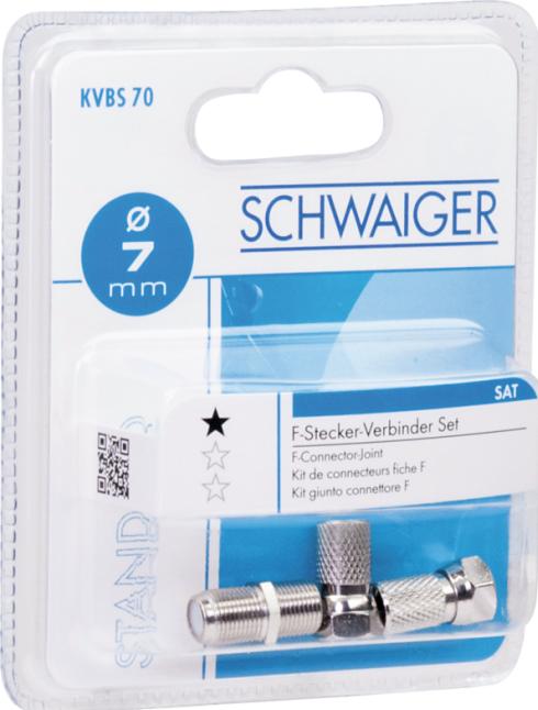 Actual product image Schwaiger F-connection set (Plugs and connectors)