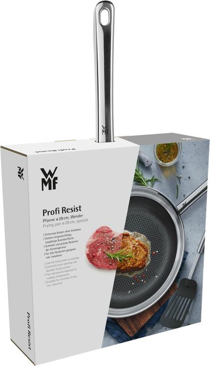 Produktbild WMF Edelstahlpfanne Bratpfanne 28cm Wender Profi Resist Induktion beschichtet (28 cm, Bratpfanne, Aluminium, Edelstahl)
