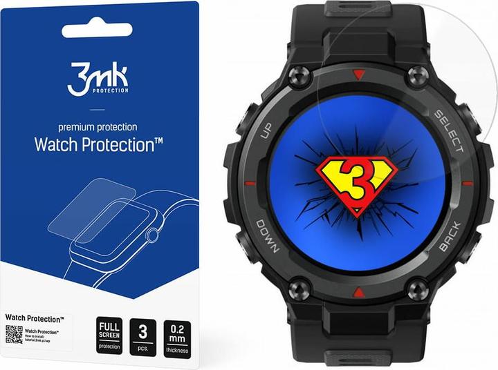 Immagine prodotto 3MK Xiaomi Amazfit T-Rex Pro - Watch Protection? v. FlexibleGlass Lite