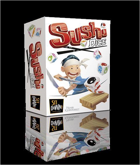 Produktbild Sit Down! Sushi Dice (Deutsch, Englisch, Französisch, Italienisch, 2 - 6 Spieler)
