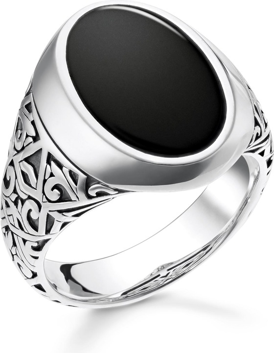 Thomas Sabo Ring Black (56, 925 Silber)