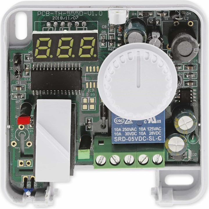 Produktbild Chilitec Raumtemperaturregler RT-55, 7 A, 5...30 °C, weiss