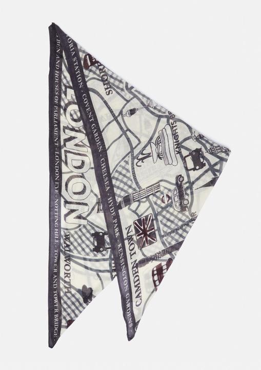 Immagine prodotto Comma Tuch Gemusterter Schal aus Baumwoll-Modalmix