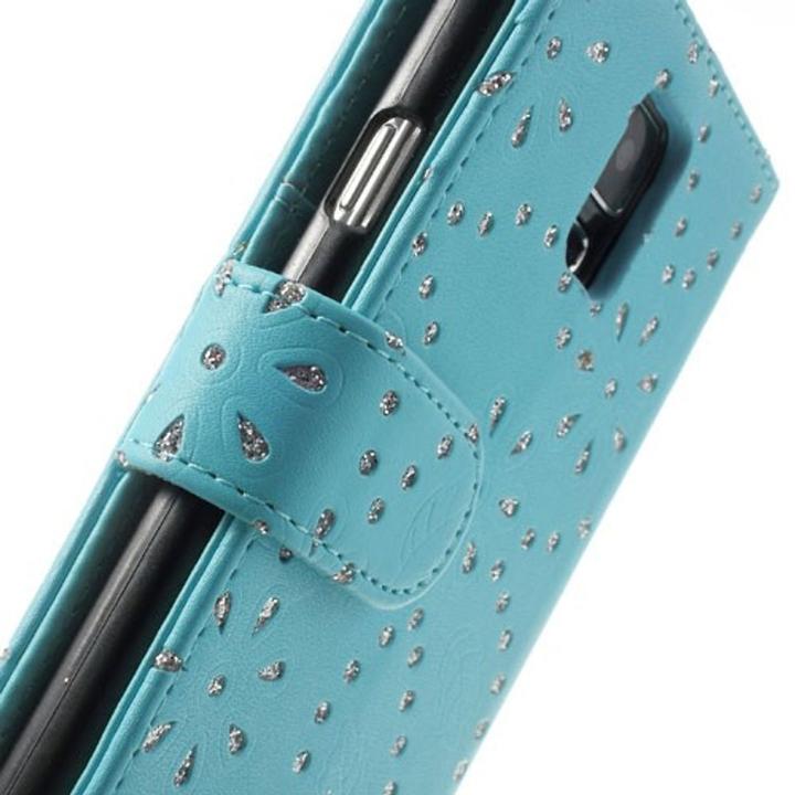 Produktbild König Design Handytasche Flip Strass für Handy Samsung Galaxy S5 / S5 Neo (Samsung Galaxy S5)