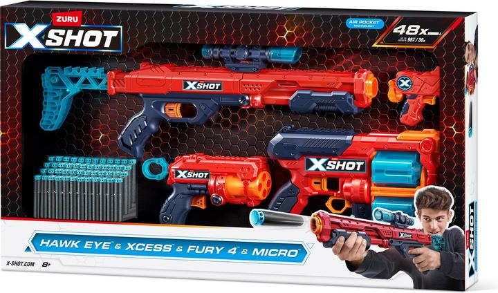 Actual product image Zuru Excel Micro Launcher Set 4-Pack 16 Arrows