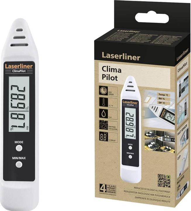 Immagine prodotto Laserliner ClimaPilot Luftfeuchtigkeits- und Temperaturdatenlogger
