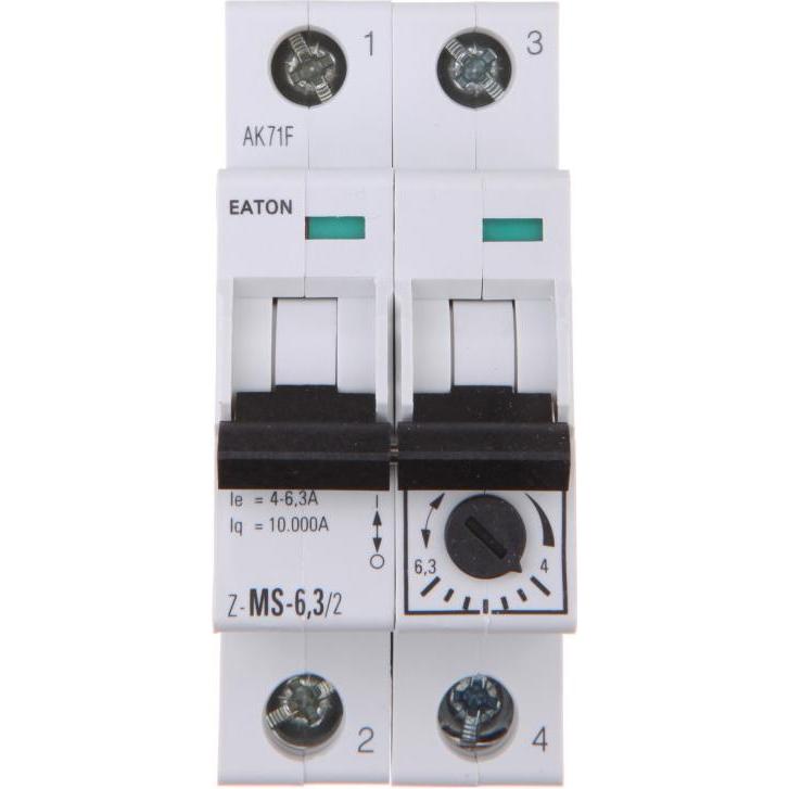 Eaton, Schutzschalter, Motorschutzschalter, 4-6,3 A, 2p 248397
