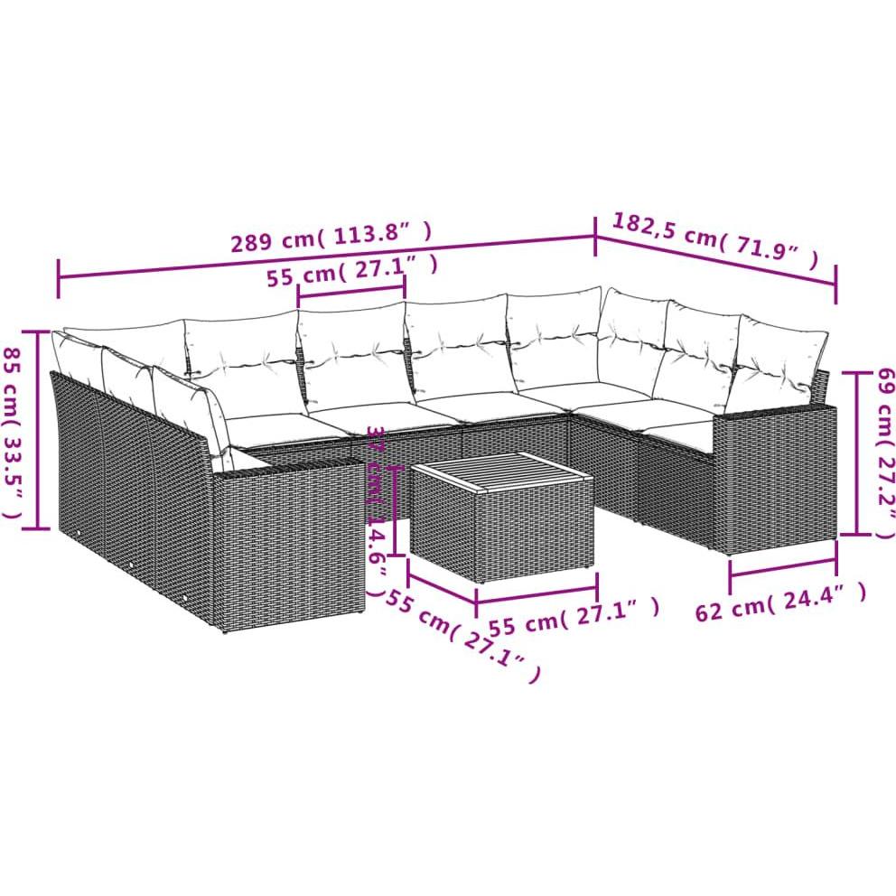 Thumbnail - VidaXL, Gartenlounge, Phoebe