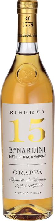 Produktbild Nardini Grappa Riserva 15 anni (1 x 70 cl)