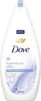 Dove Badetalkum 750ml - Ein beruhigendes Badeprodukt von (750 ml, Badepralinen)