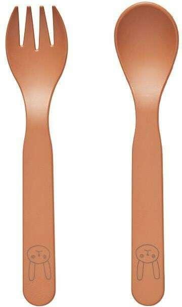 Actual product image OYOY Mini Pullo Caramel children's cutlery set